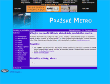 Tablet Screenshot of metro.zarohem.cz
